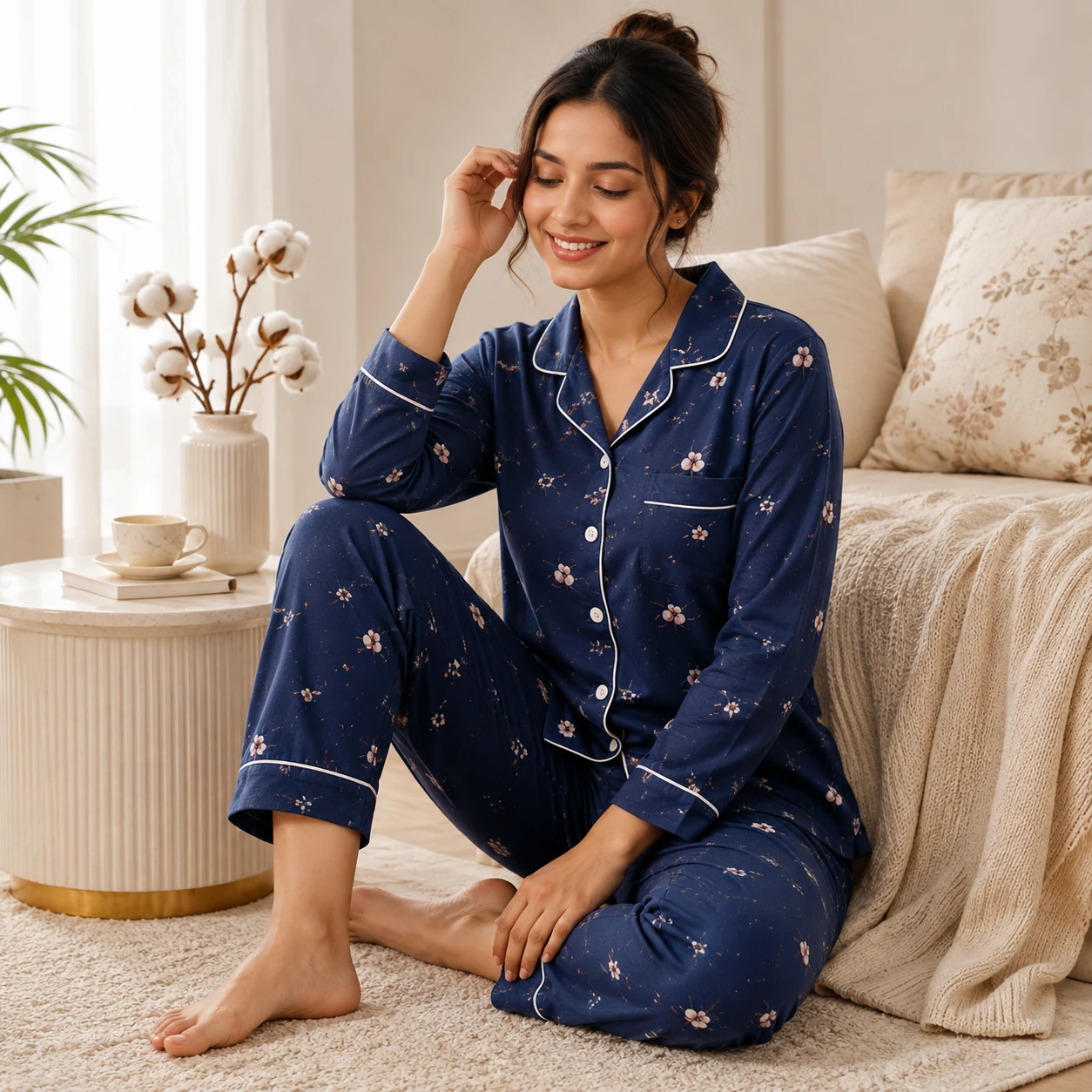 Cotton Night Suits for Ladies & Girls
